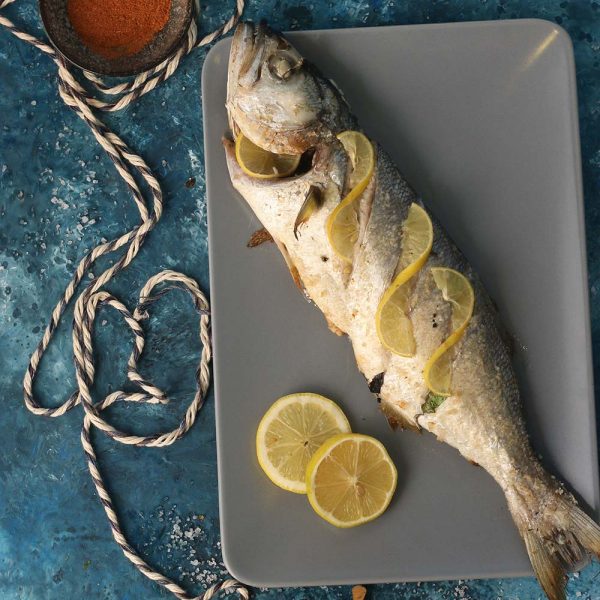 Salmon with tomatoes